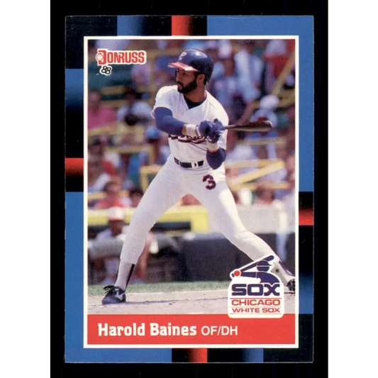 1988 Donruss #211 Harold Baines EX Chicago White Sox Baseball Card Image 1