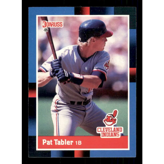 1988 Donruss #219 Pat Tabler EX Cleveland Indians Baseball Card Image 1