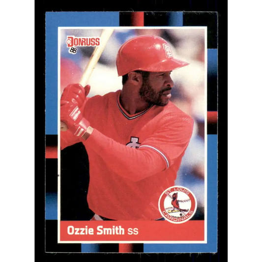 1988 Donruss #263 Ozzie Smith EX St. Louis Cardinals Baseball Card Image 1
