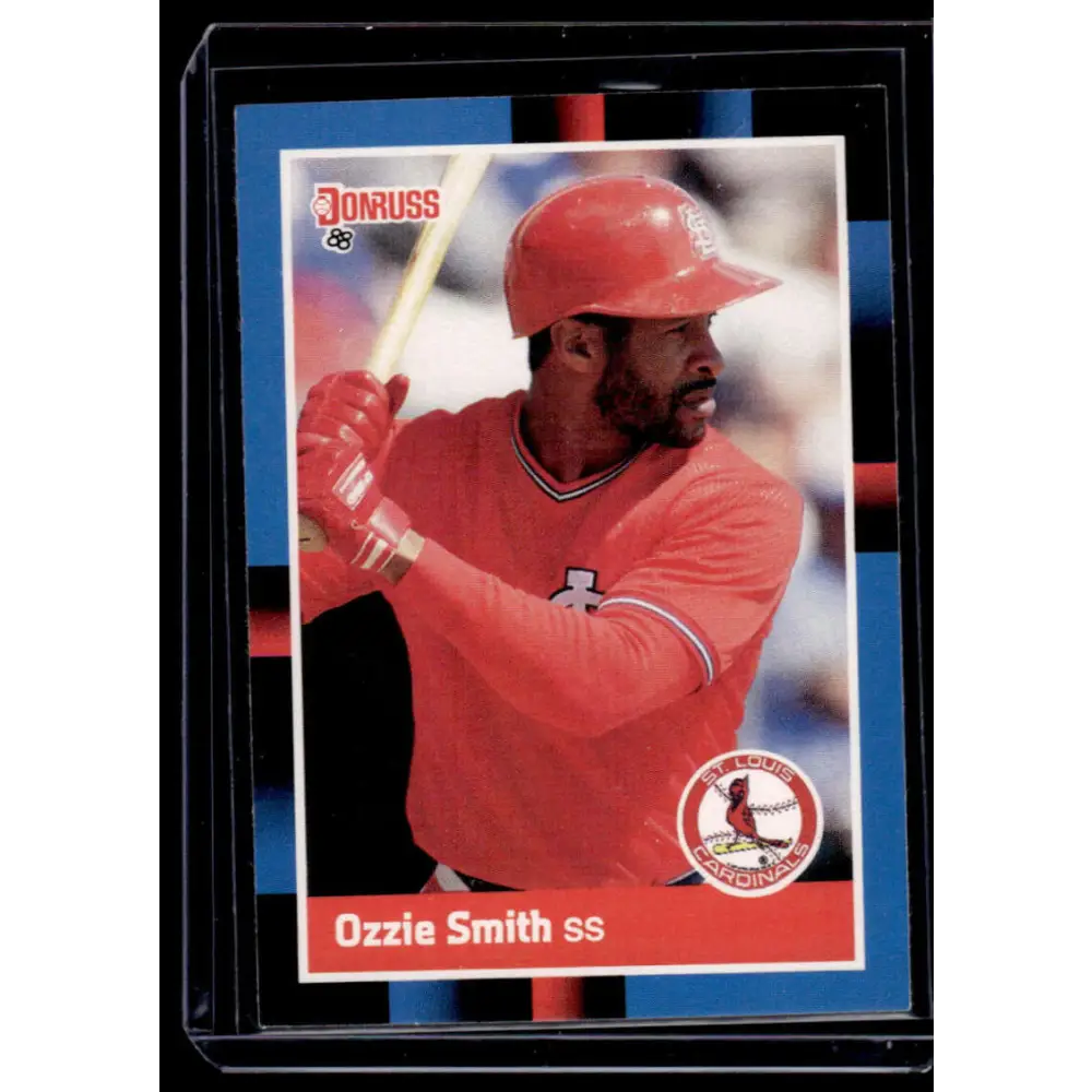 1988 Donruss #263 Ozzie Smith St. Louis Cardinals NM-MT Baseball Card Image 1