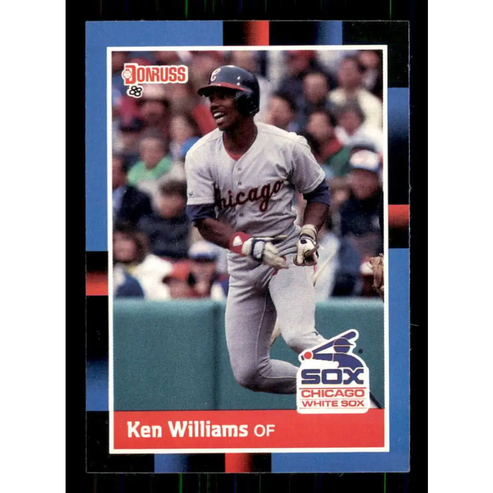 1988 Donruss #334 Kenny Williams EX Chicago White Sox Baseball Card Image 1