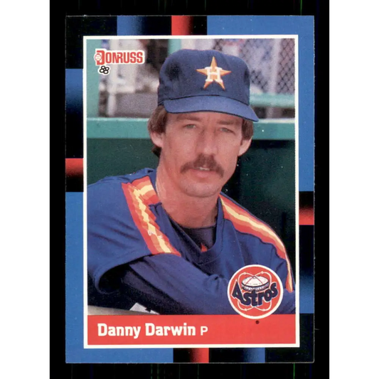 1988 Donruss #358 Danny Darwin EX Houston Astros Baseball Card Image 1
