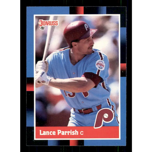 1988 Donruss #359 Lance Parrish EX Philadelphia Phillies Baseball Card Image 1