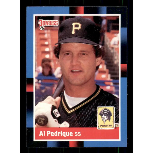 1988 Donruss #361 Al Pedrique EX Pittsburgh Pirates Baseball Card Image 1