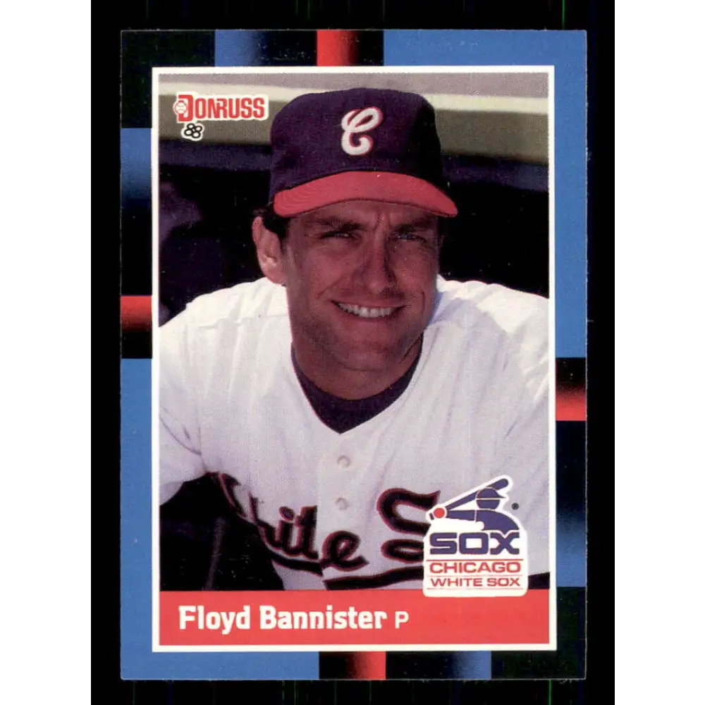 1988 Donruss #383 Floyd Bannister EX Chicago White Sox Baseball Card Image 1