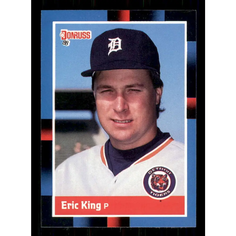 1988 Donruss #50 Eric King EX Detroit Tigers Baseball Card Image 1