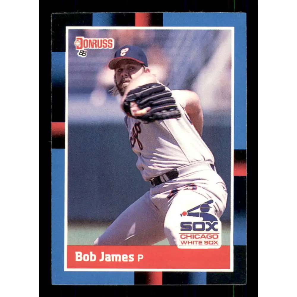 1988 Donruss #507 Bob James EX Chicago White Sox Baseball Card Image 1