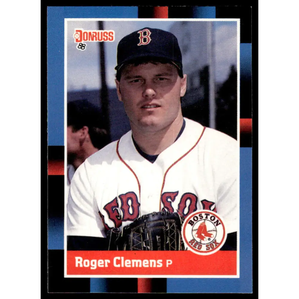 1988 Donruss #51 Roger Clemens EX/NM Boston Red Sox Baseball Card Image 1