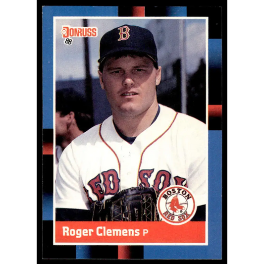 1988 Donruss #51 Roger Clemens EX/NM Boston Red Sox Baseball Card Image 1