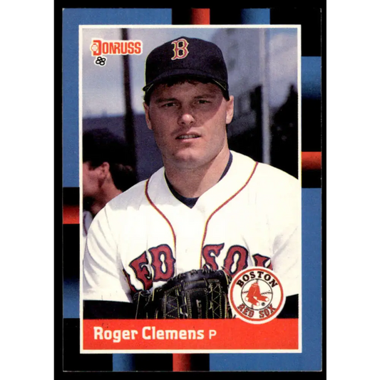 1988 Donruss #51 Roger Clemens EX/NM Boston Red Sox Baseball Card Image 1