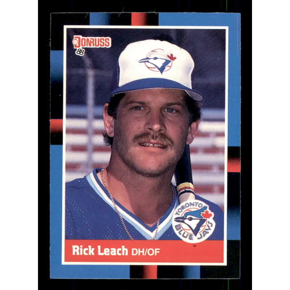 1988 Donruss #518 Rick Leach EX Toronto Blue Jays Baseball Card Image 1
