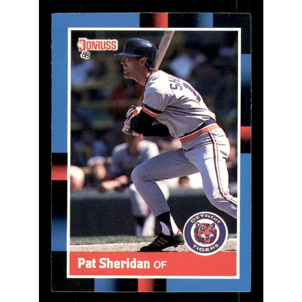 1988 Donruss #522 Pat Sheridan EX Detroit Tigers Baseball Card Image 1