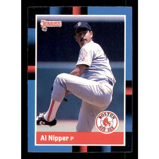 1988 Donruss #523 Al Nipper EX Boston Red Sox Baseball Card Image 1