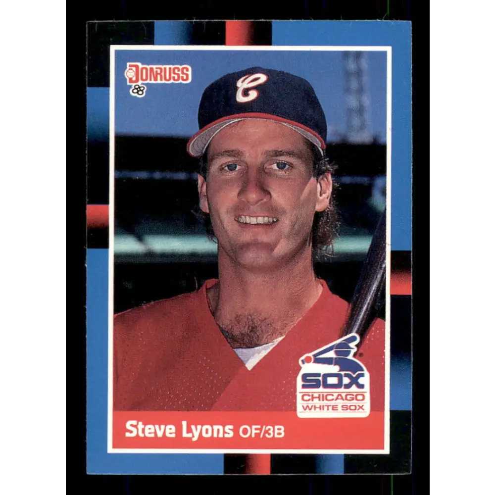 1988 Donruss #532 Steve Lyons EX Chicago White Sox Baseball Card Image 1