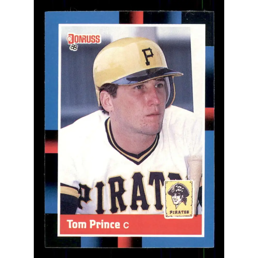 1988 Donruss #538 Tom Prince EX Pittsburgh Pirates Baseball Card Image 1