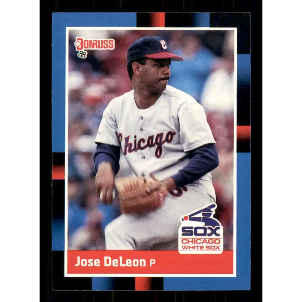 1988 Donruss #59 Jose DeLeon EX Chicago White Sox Baseball Card Image 1