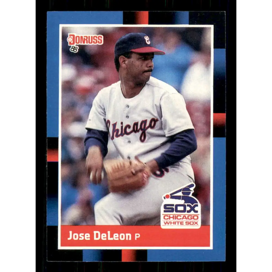 1988 Donruss #59 Jose DeLeon EX Chicago White Sox Baseball Card Image 1