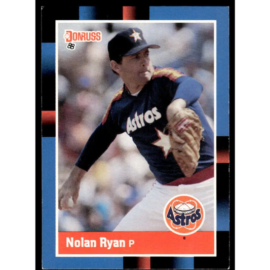 1988 Donruss #61 Nolan Ryan EX/NM Houston Astros Baseball Card Image 1