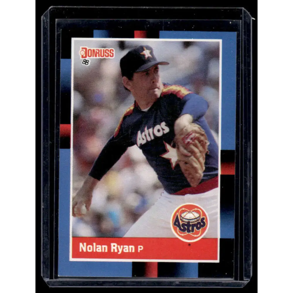 1988 Donruss #61 Nolan Ryan Houston Astros NM-MT Baseball Card Image 1