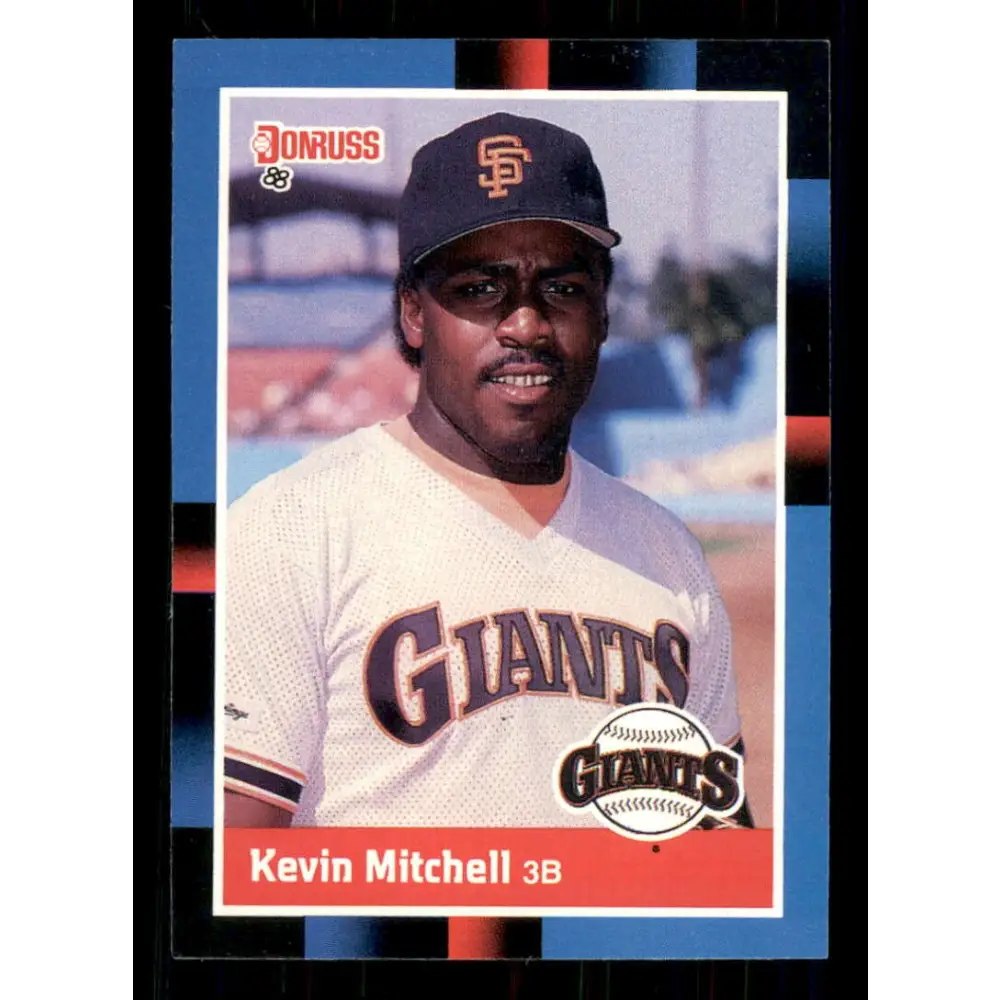 1988 Donruss #66 Kevin Mitchell EX San Francisco Giants Baseball Card Image 1