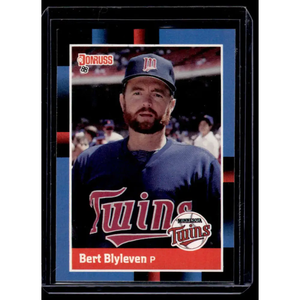 1988 Donruss #71 Bert Blyleven Minnesota Twins NM-MT Baseball Card Image 1