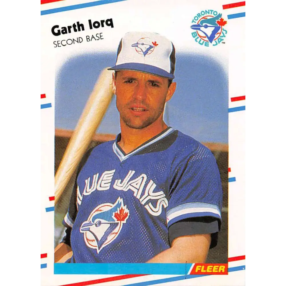 1988 Fleer #113b Garth Iorg EX Excellent Toronto Blue Jays Baseball Card  Image 1