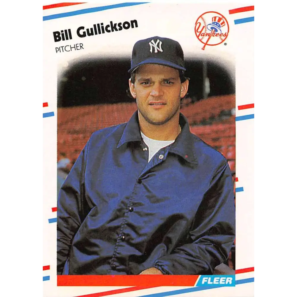 1988 Fleer #207 Ron Guidry EX Excellent New York Yankees Baseball Card  Image 1