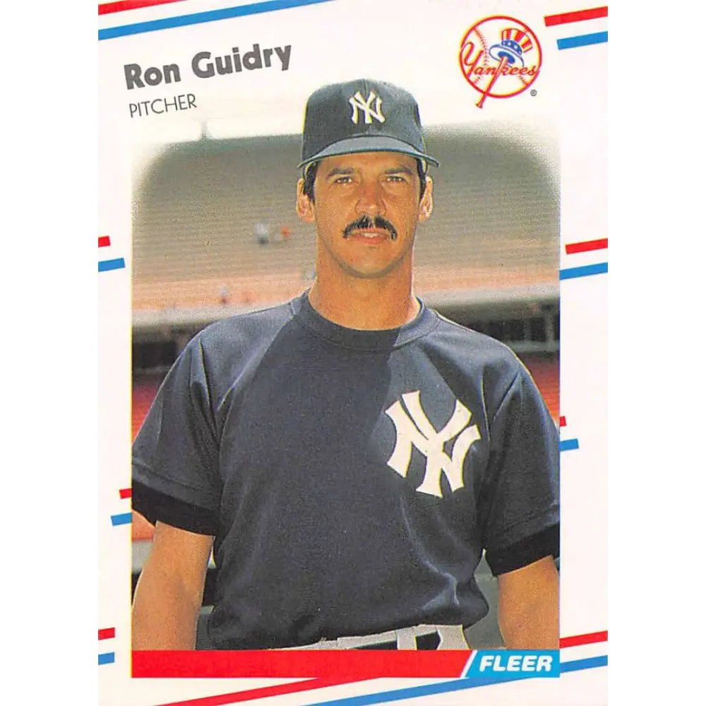 1988 Fleer #208 Bill Gullickson EX Excellent New York Yankees Baseball Card  Image 1