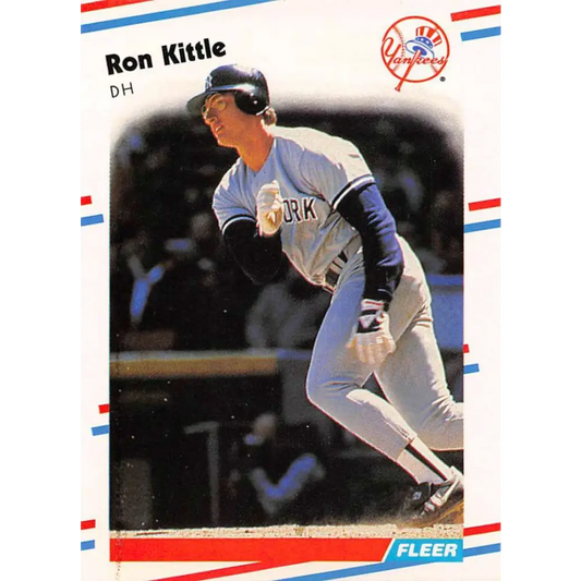 1988 Fleer #213 Ron Kittle EX Excellent New York Yankees Baseball Card  Image 1