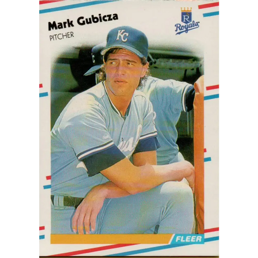 1988 Fleer #259 Mark Gubicza EX Excellent Kansas City Royals Baseball Card  Image 1