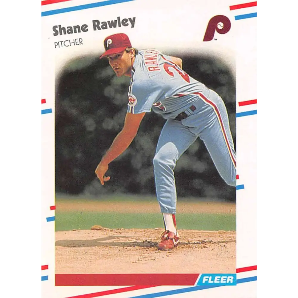 1988 Fleer #311 Shane Rawley EX Excellent Philadelphia Phillies Baseball Card  Image 1