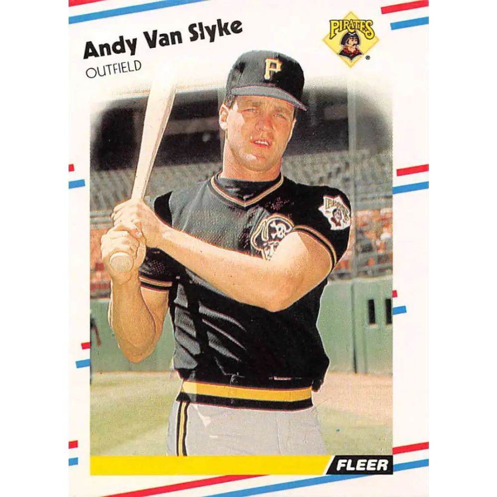 1988 Fleer #340 John Smiley EX Excellent RC Rookie Pittsburgh Pirates Baseball Card  Image 1