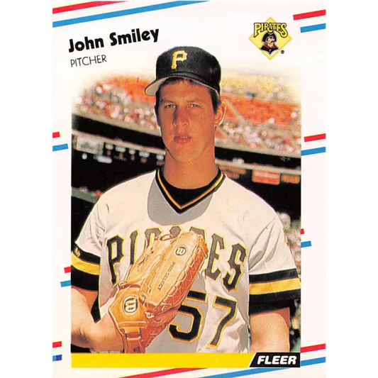 1988 Fleer #341 Andy Van Slyke EX Excellent Pittsburgh Pirates Baseball Card  Image 1