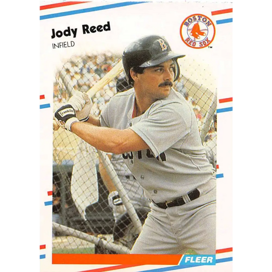 1988 Fleer #360 Jody Reed EX Excellent RC Rookie Boston Red Sox Baseball Card  Image 1
