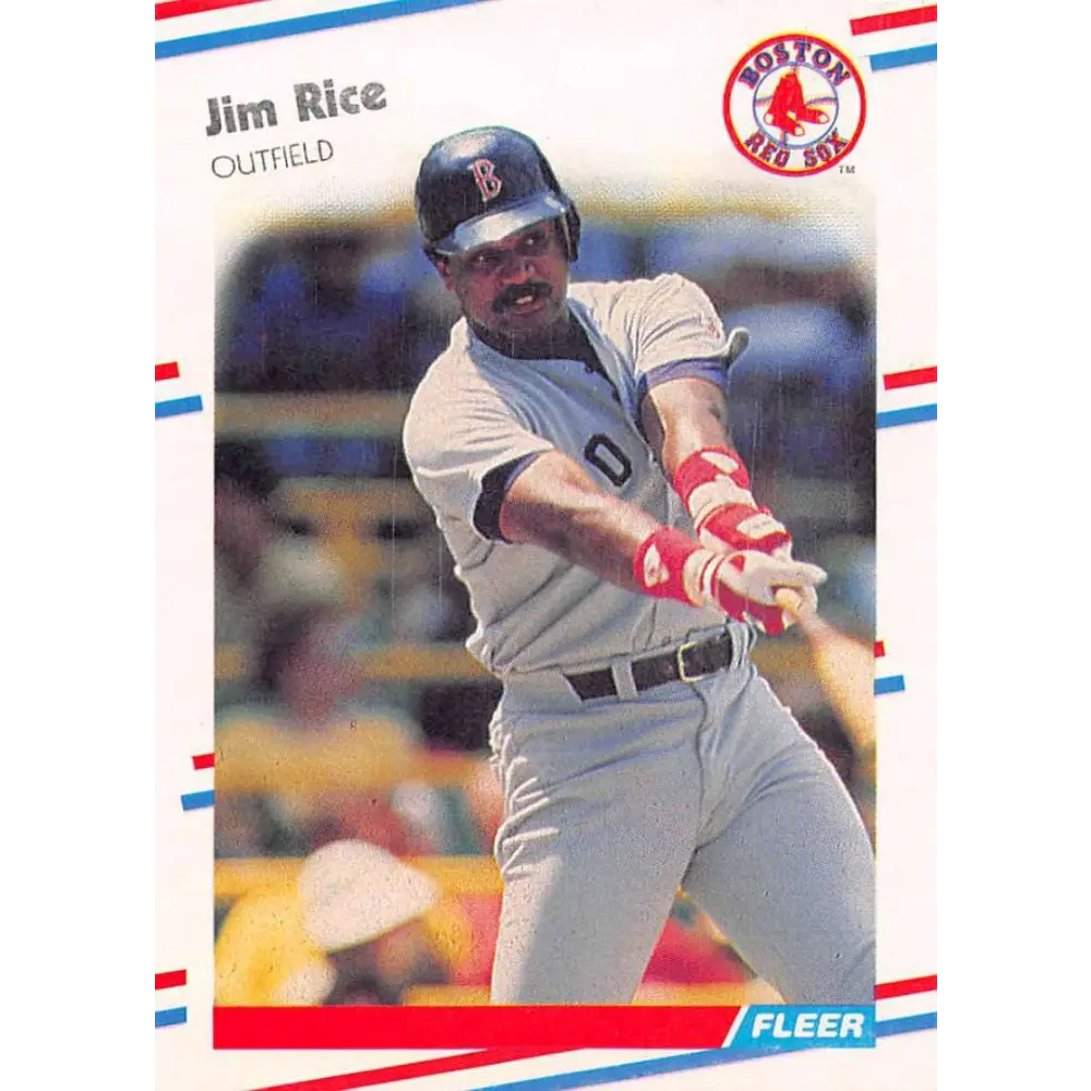 1988 Fleer #361 Jim Rice EX Excellent Boston Red Sox Baseball Card  Image 1