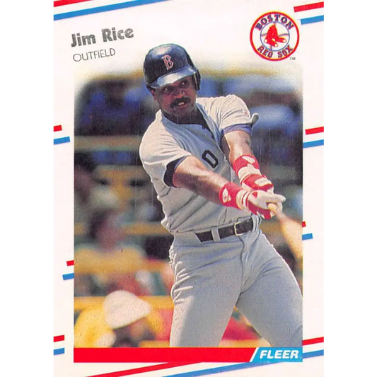1988 Fleer #361 Jim Rice EX Excellent Boston Red Sox Baseball Card  Image 1