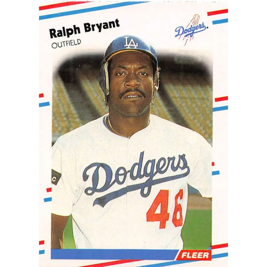 1988 Fleer #510 Ralph Bryant EX Excellent Los Angeles Dodgers Baseball Card  Image 1