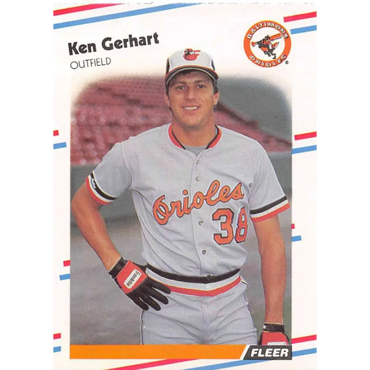 1988 Fleer #559 Ken Gerhart EX Excellent Baltimore Orioles Baseball Card  Image 1