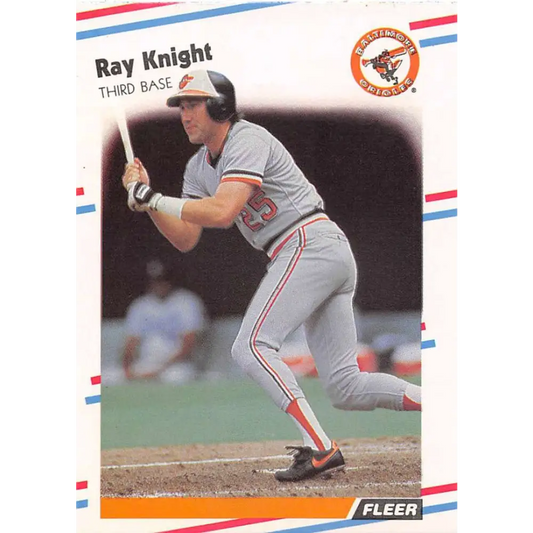 1988 Fleer #564 Ray Knight EX Excellent Baltimore Orioles Baseball Card  Image 1