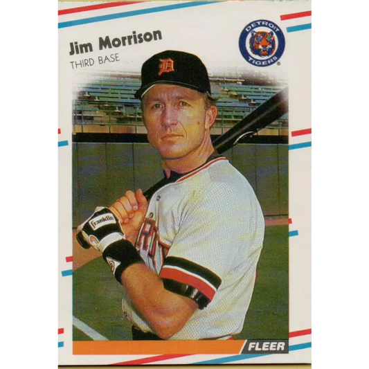 1988 Fleer #65 Jim Morrison EX Excellent Detroit Tigers Baseball Card  Image 1