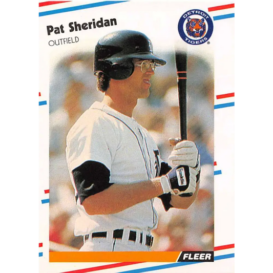 1988 Fleer #69 Pat Sheridan EX Excellent Detroit Tigers Baseball Card  Image 1