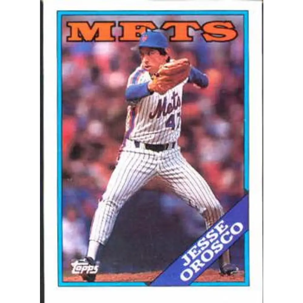 1988 Topps #105 Jesse Orosco NM-MT New York Mets Baseball Card  Image 1