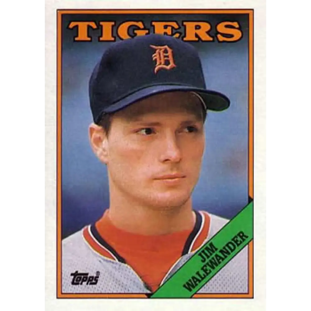 1988 Topps #106 Jim Walewander NM-MT Detroit Tigers Baseball Card  Image 1