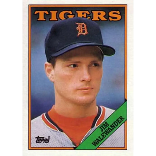 1988 Topps #106 Jim Walewander NM-MT Detroit Tigers Baseball Card  Image 1