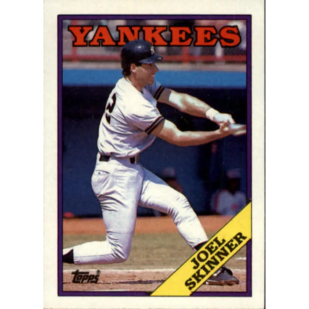 1988 Topps #109 Joel Skinner NM-MT New York Yankees Baseball Card  Image 1