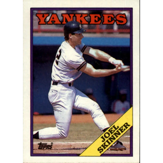 1988 Topps #109 Joel Skinner NM-MT New York Yankees Baseball Card  Image 1