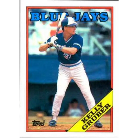 1988 Topps #113 Kelly Gruber NM-MT Toronto Blue Jays Baseball Card  Image 1