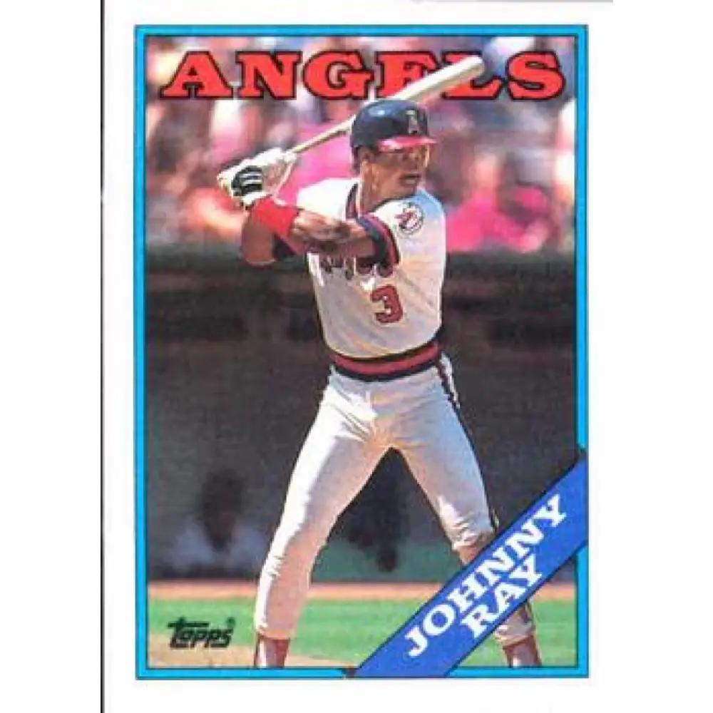 1988 Topps #115 Johnny Ray NM-MT California Angels Baseball Card  Image 1