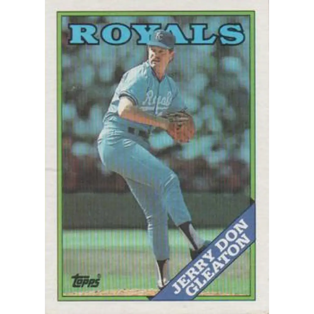 1988 Topps #116 Jerry Don Gleaton NM-MT Kansas City Royals Baseball Card  Image 1