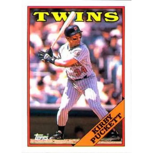 1988 Topps #120 Kirby Puckett NM-MT Minnesota Twins Baseball Card  Image 1